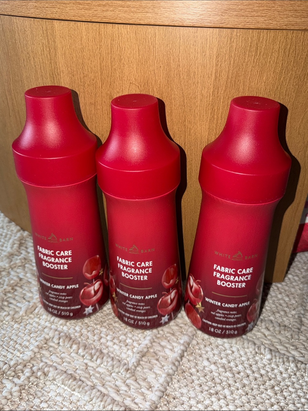White Barn Fabric Care Fragrance Booster - Winter Candy Apple (red)